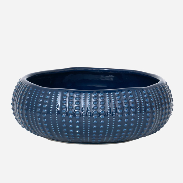 Grand bol oursin bleu profond